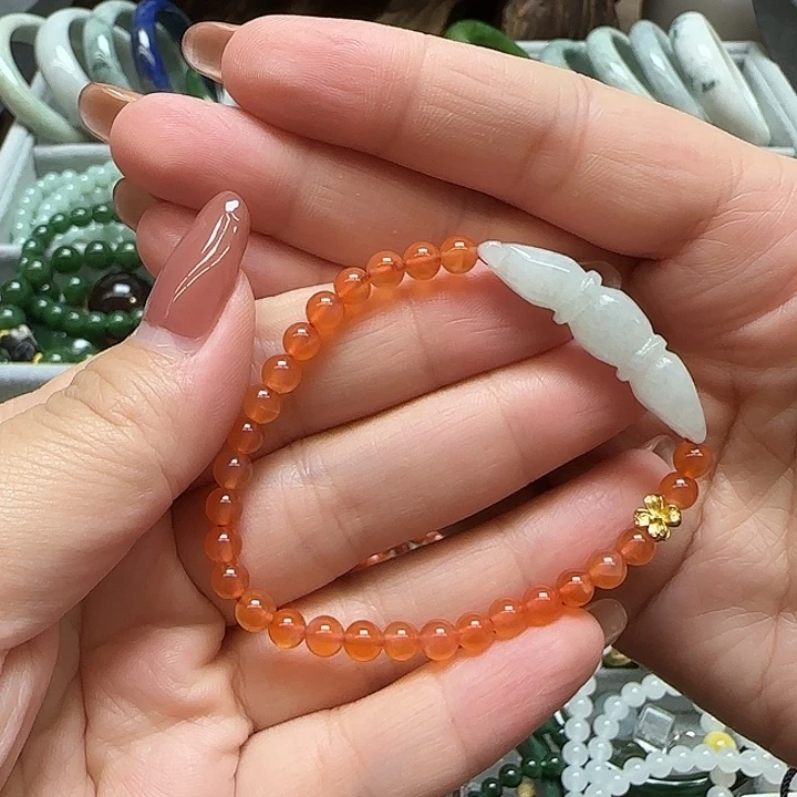 南红玛瑙未镶嵌手串