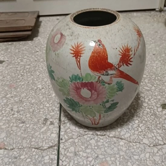 瓷片粉彩陶瓷摆件粉彩陶瓷摆件粉彩