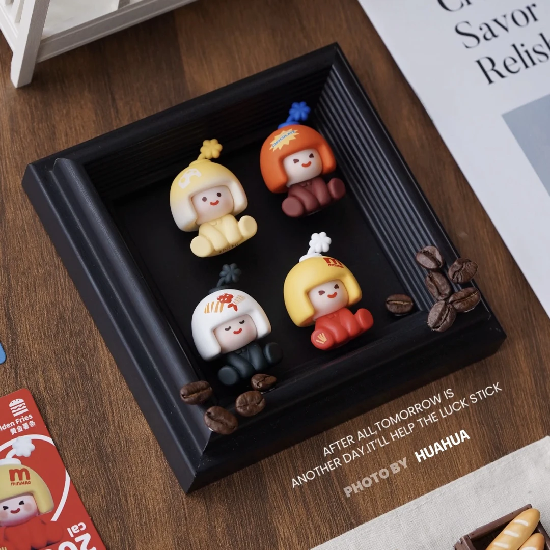 【拆袋】迷你麦格卡路里炸弹萌粒盲盒可爱公仔潮玩手办摆件