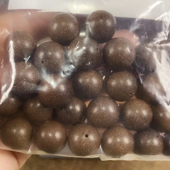 松塔1.5天然中药材合香珠到手40颗打底微瑕