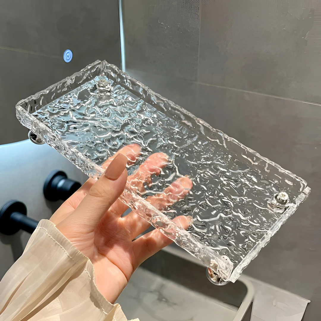 DYT卫生间置物架浴室化妆品台面托盘架子厕所洗手间洗漱台收纳架