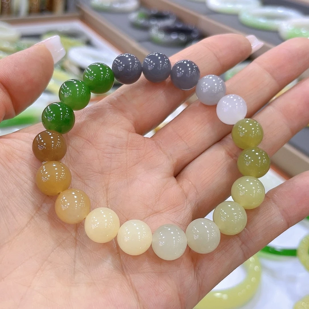 未镶嵌手镯和田玉寻****彩