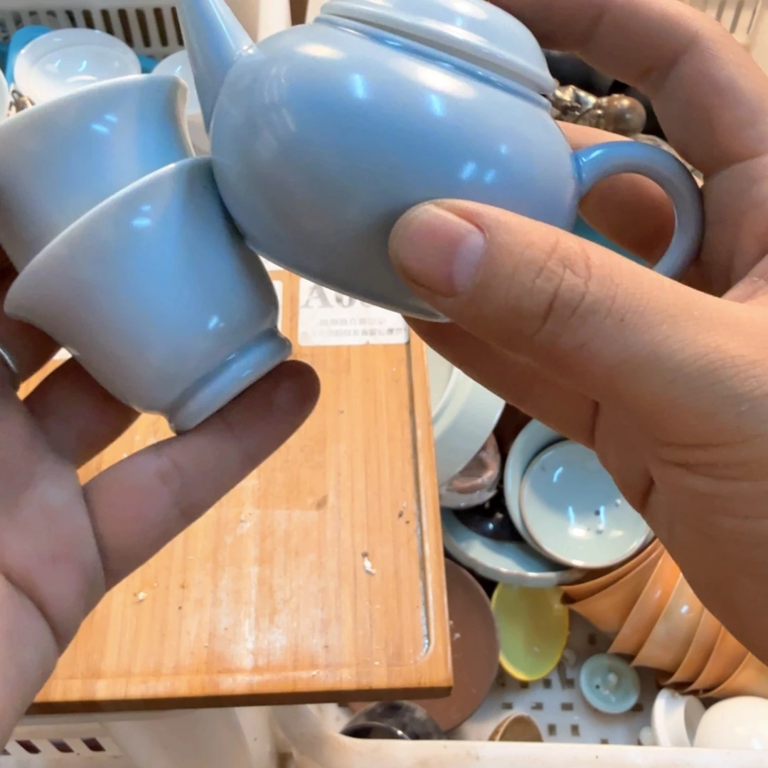 底槽青瑕疵茶具介意勿拍