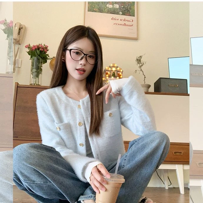 【年末清清】曾小咸 气质名媛小香风短外套女Z244CP3898