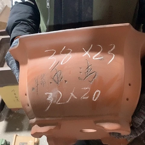 紫砂花盆手工制作