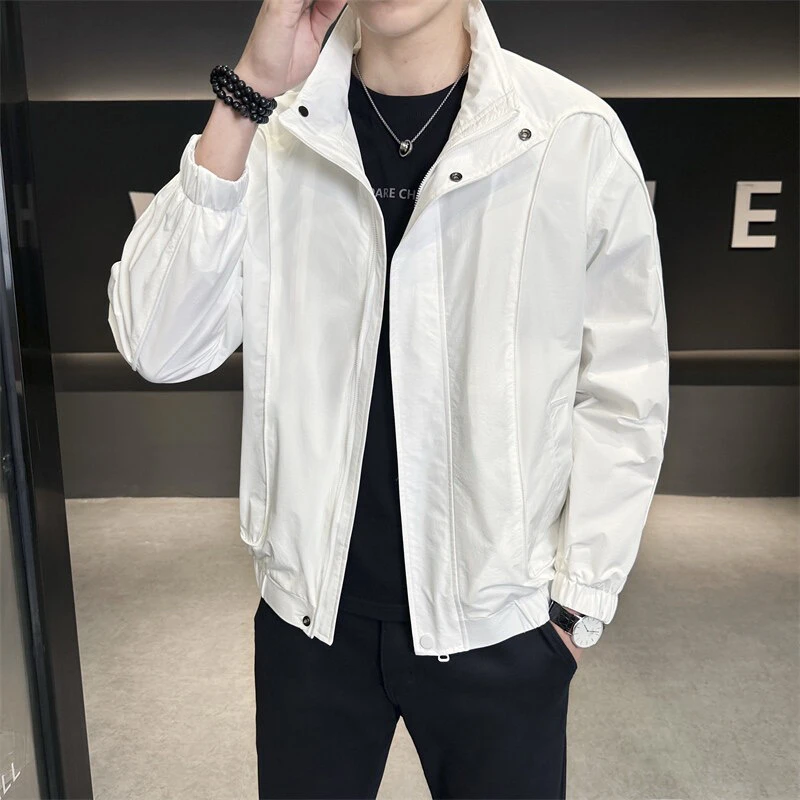 【立体剪裁 男士外套 压褶设计】春秋季新品男士必备休闲百搭上衣