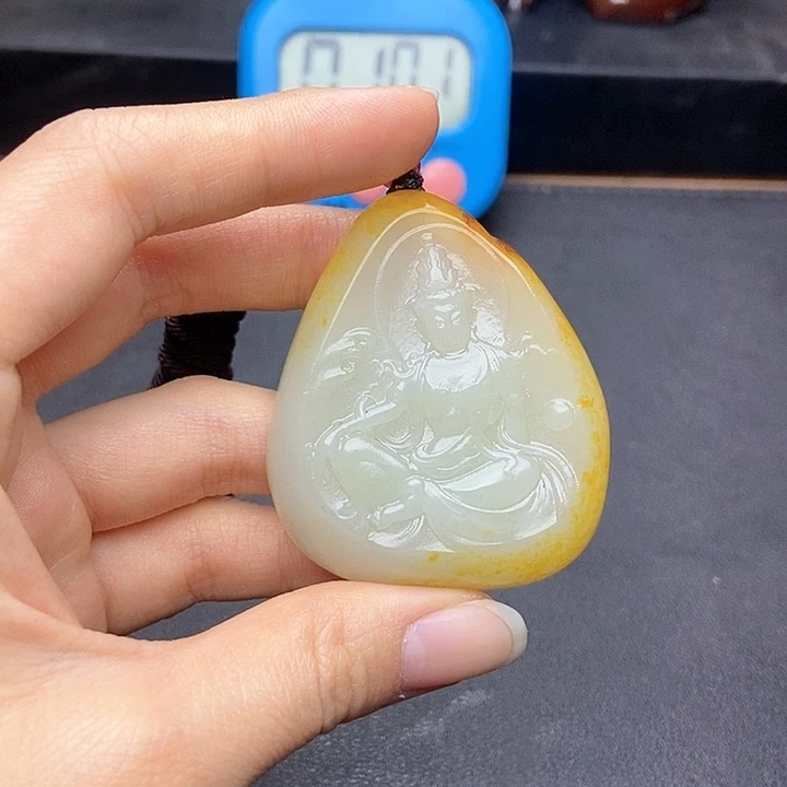 和田玉挂件未镶嵌6***2N