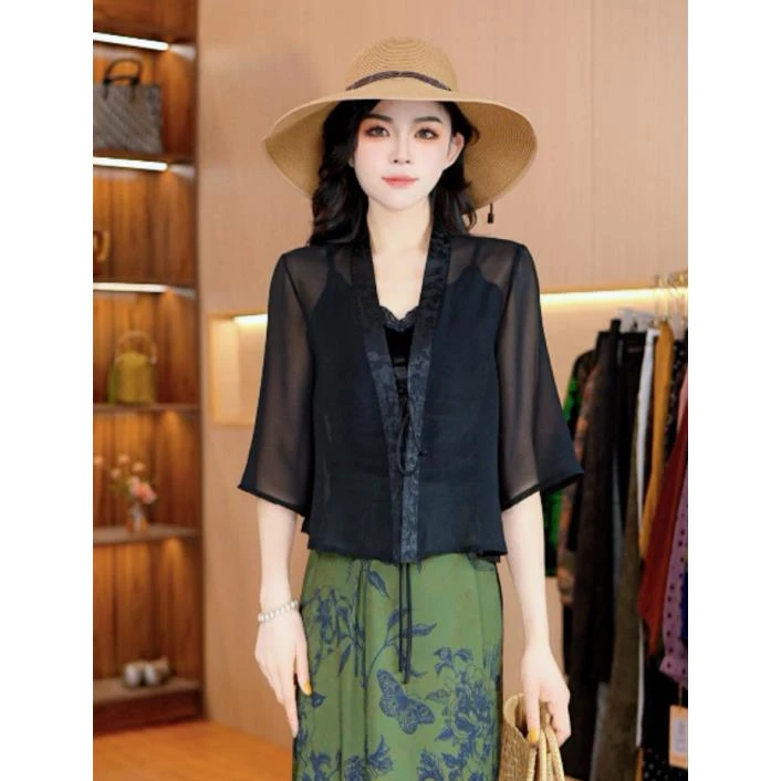 9335-36新款女士外披小衫