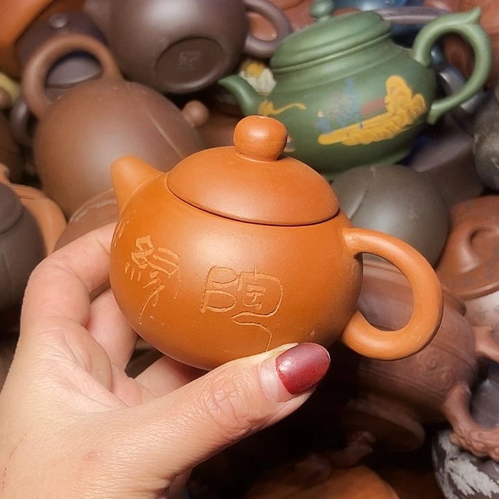 砂手工制作宜兴紫砂茶壶