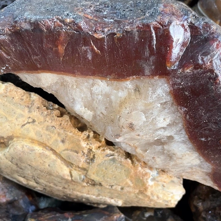 长石玉珠宝半成品未镶嵌一**花