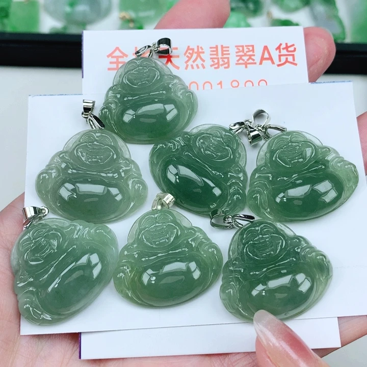 翡翠未镶嵌颈饰多样性发其1