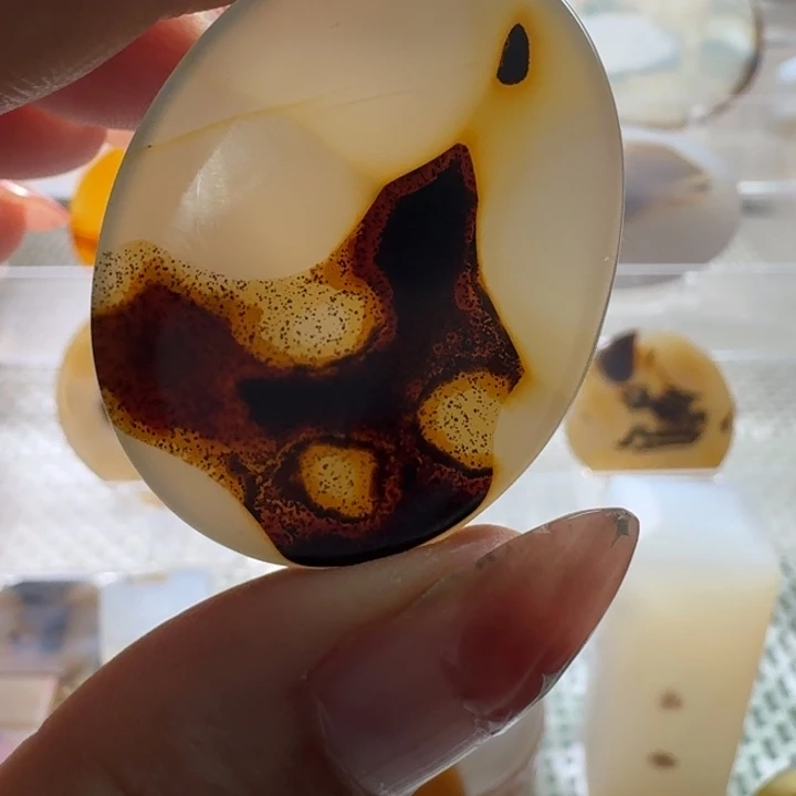 玛瑙/玉髓未镶嵌项链