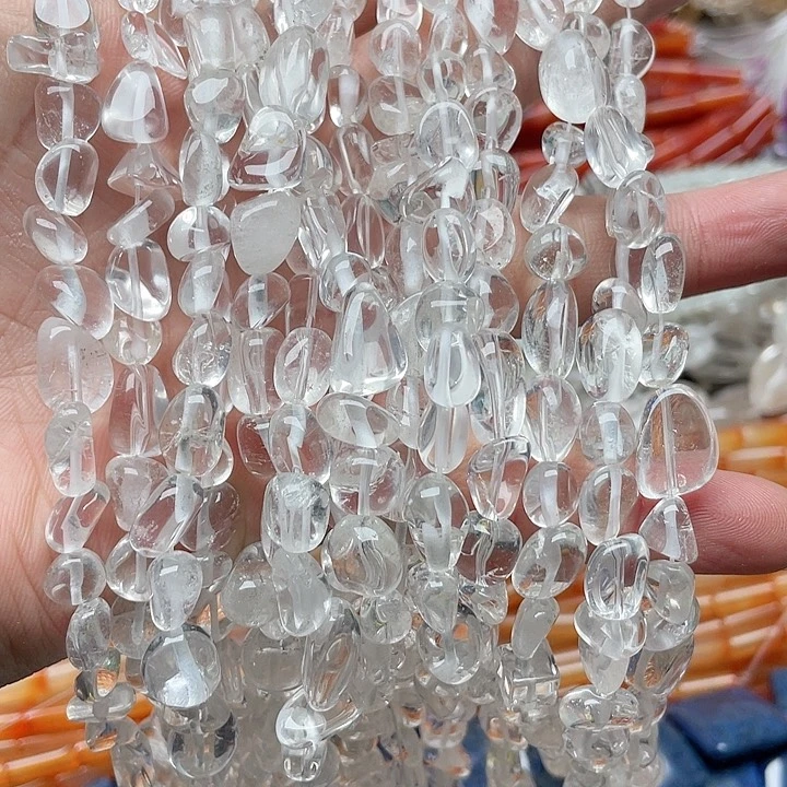 玛瑙/玉髓珠宝半成品未镶嵌一条白水晶