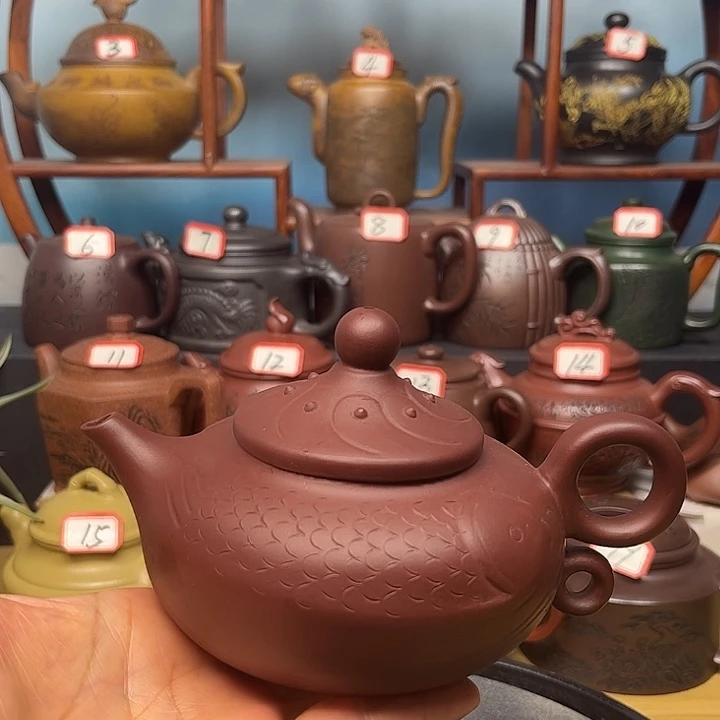 茶壶紫砂微瑕不带证书礼盒300cc