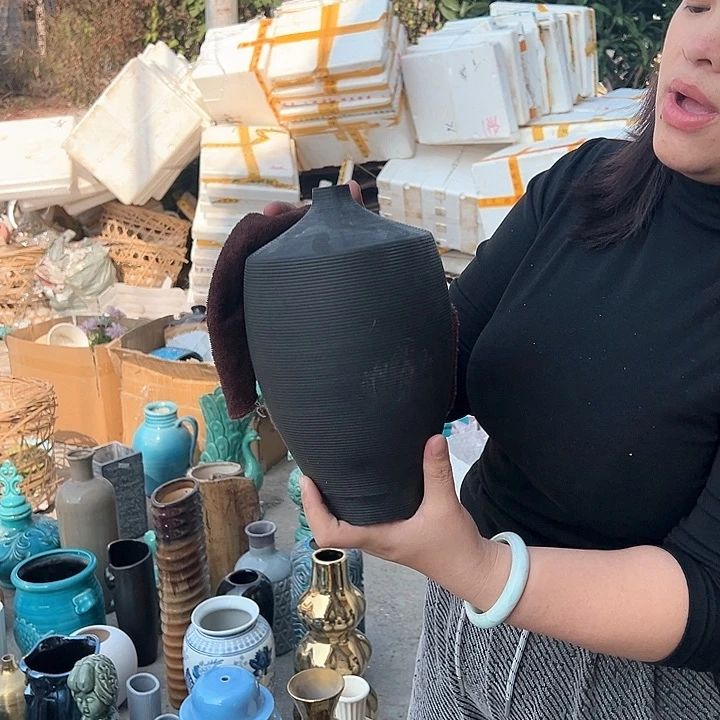 瓶高度25厘米口径2厘米微瑕捡漏