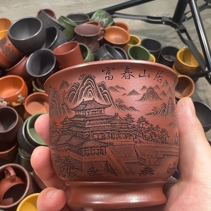 茶杯紫砂全手工紫砂
