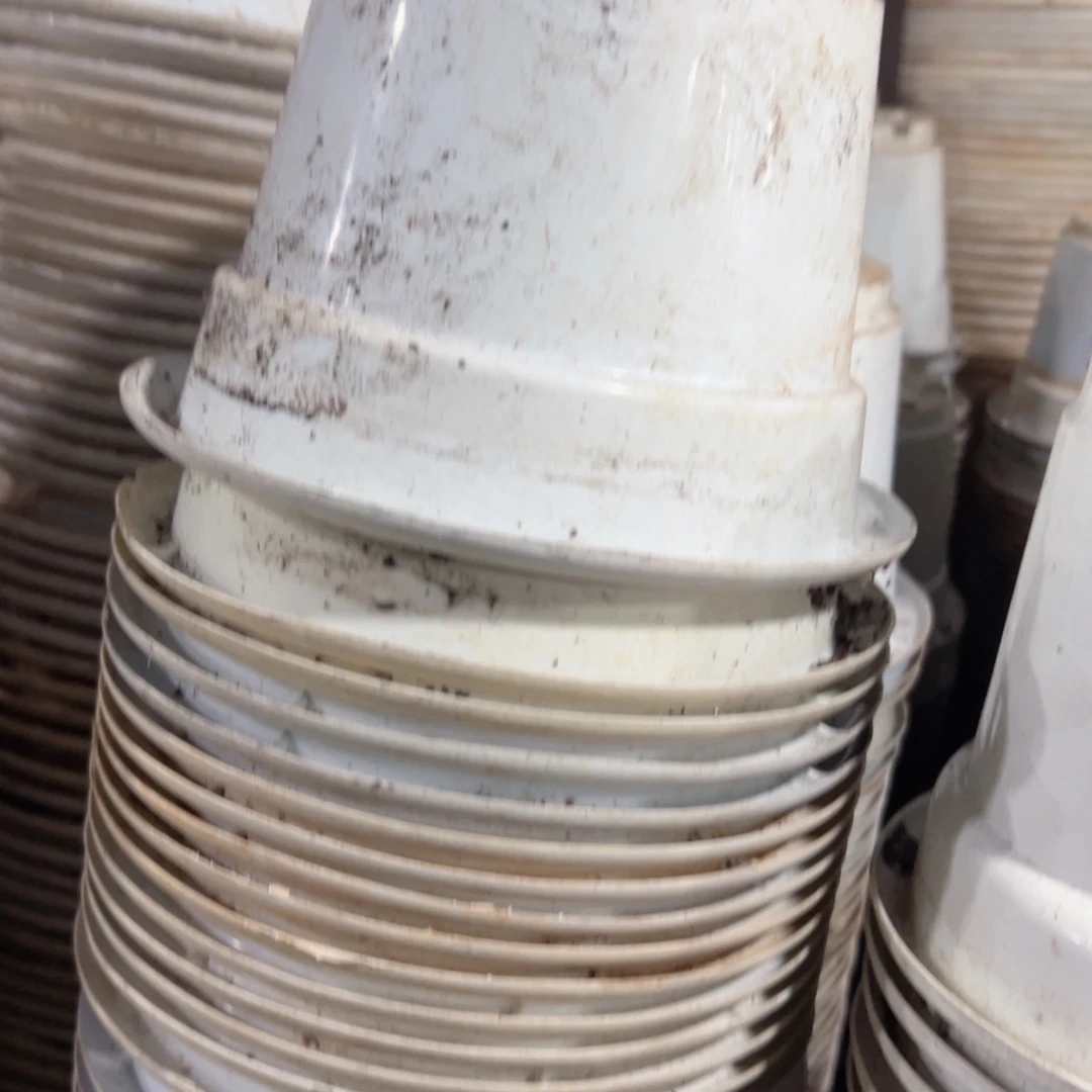 高端白圆盆18口径13高 20个