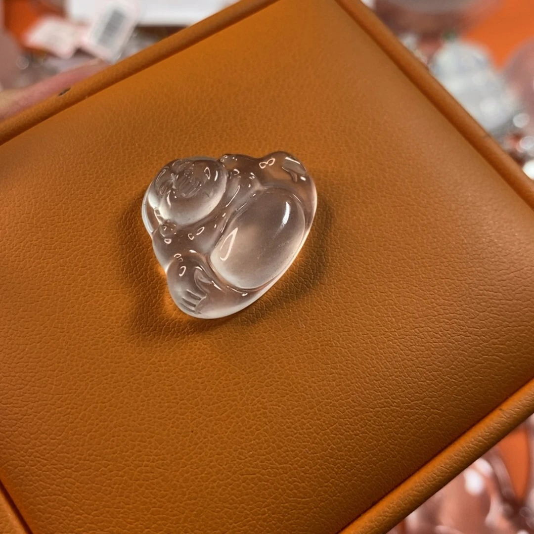 石英质玉佛公未镶嵌