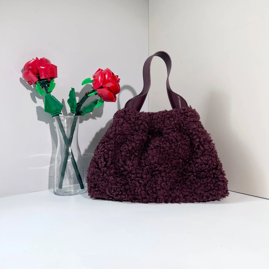 10151320-1葡萄酒红色S女士单肩手提包