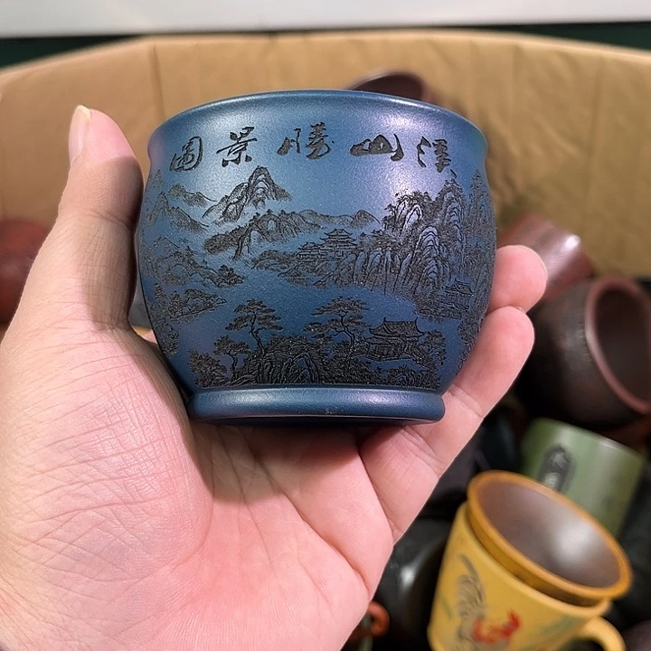 茶杯紫砂全手工紫砂主人杯