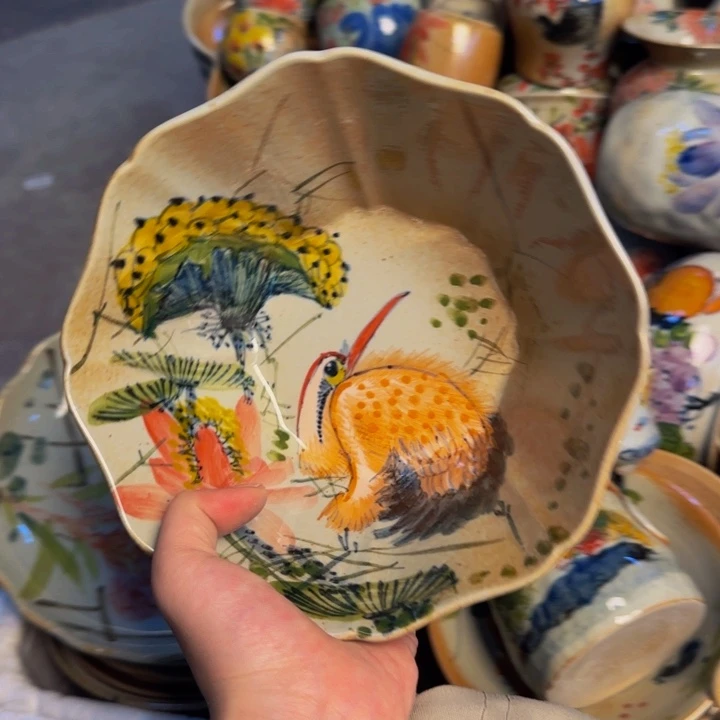 瓷片景德镇陶瓷手工手绘