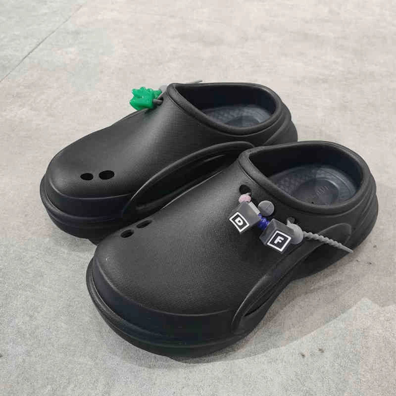 李宁洞洞鞋联名款扭蛋鞋2025夏季新款外穿厚底增高凉拖鞋情侣休闲