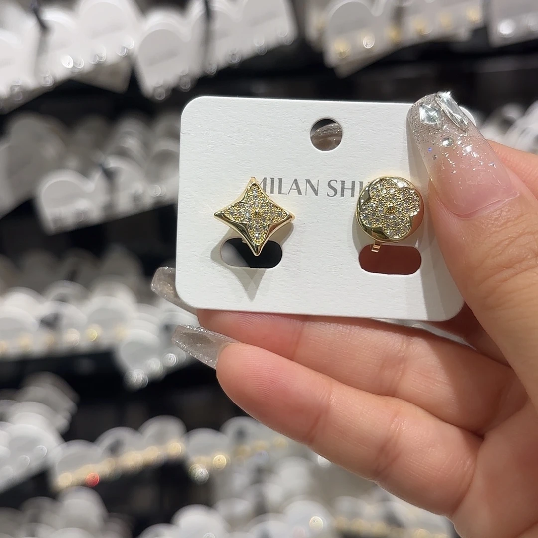 锆石铜合金925银耳扣的