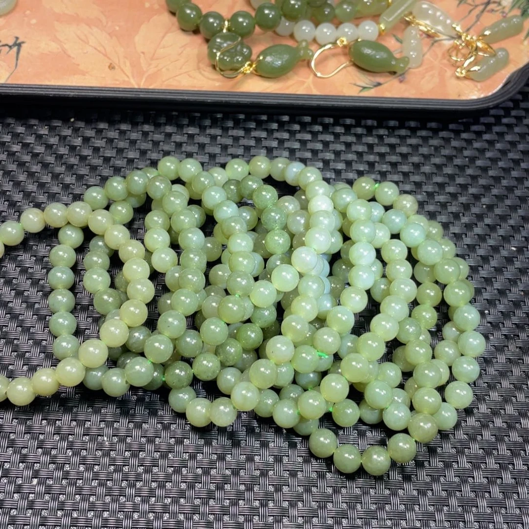 和田玉未镶嵌颈饰福利晴水手串