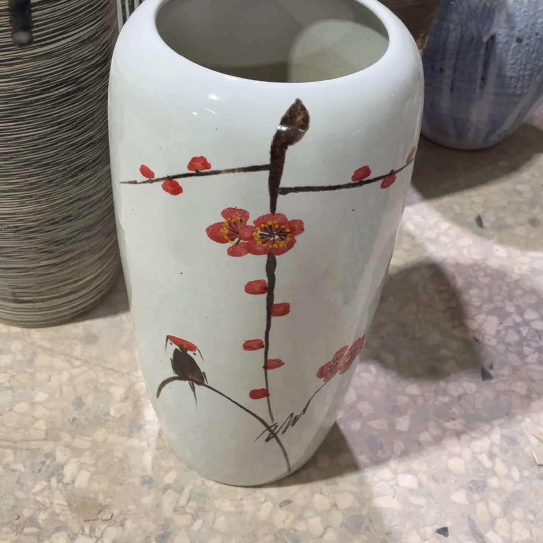 陶瓷高度34厘米口11厘米瑕疵盆