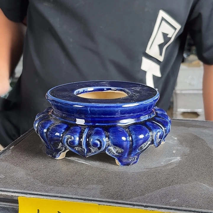 。一风堂石湾花盆 面宽14高6