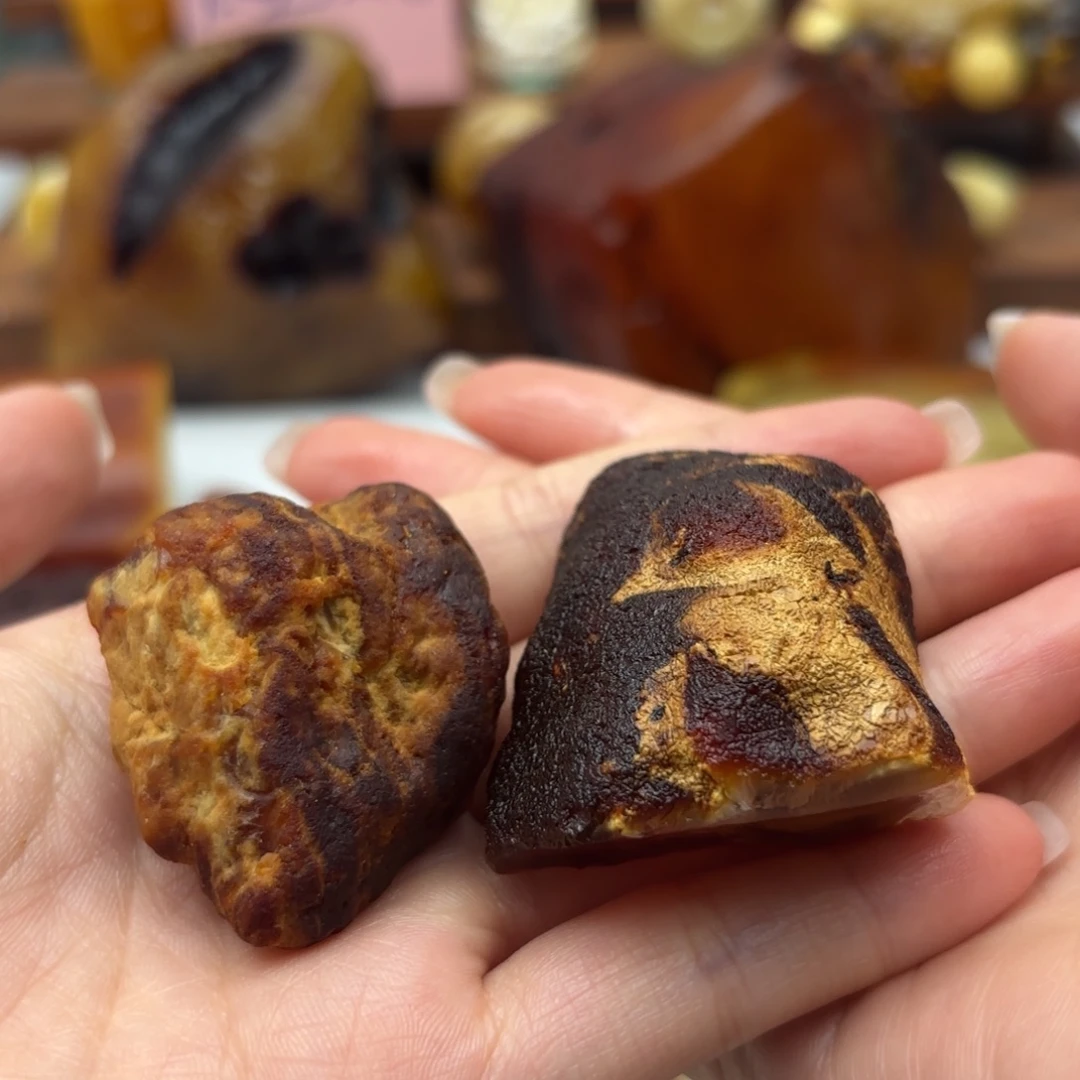 秃***妈未镶嵌定制琥珀不退不换