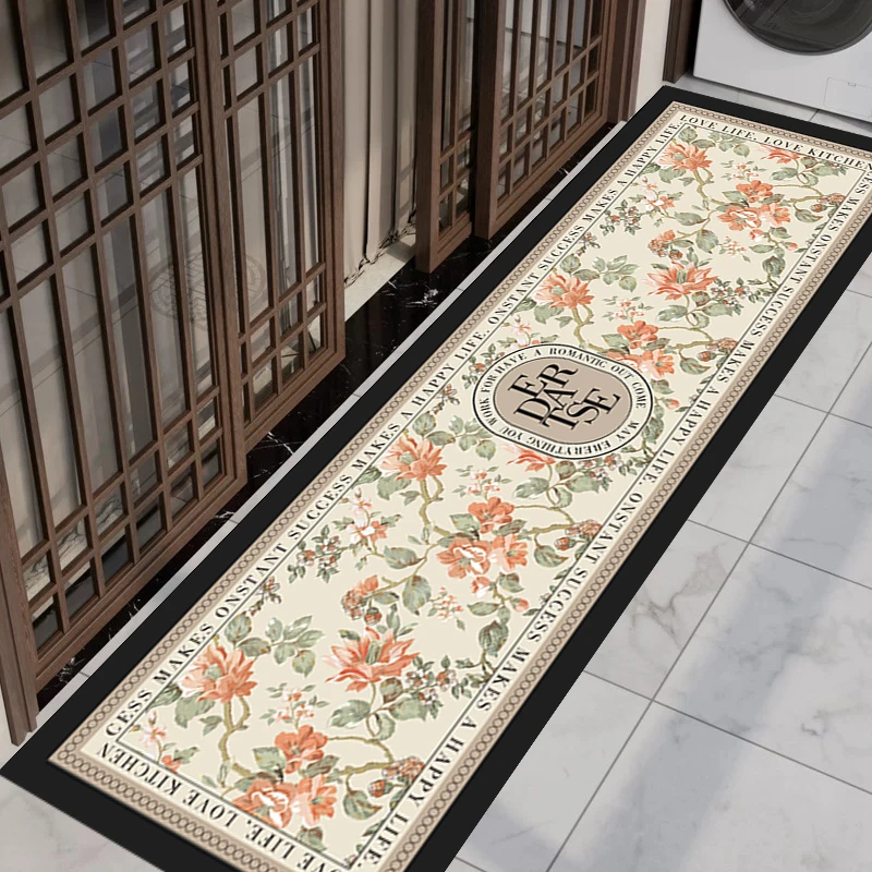 X127-8【60*200cm】硅藻泥阳台飘窗床边地垫移门长条吸水地毯门垫