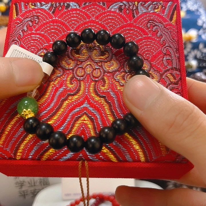 黑檀加冰裂石加水晶