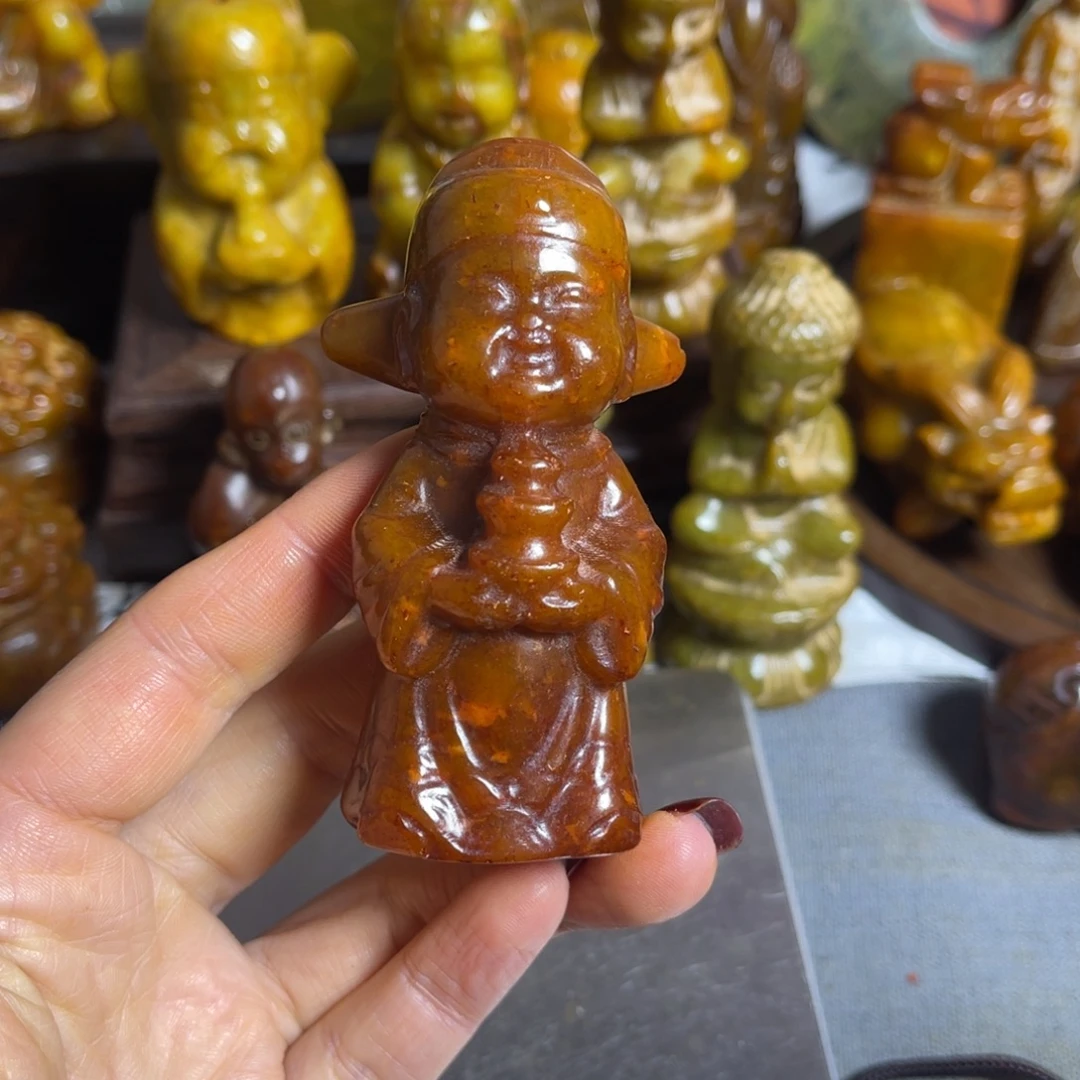 蛇纹石玉合金颈饰