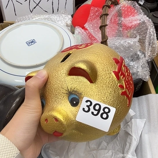 瓷片呀工艺品摆件瓷器摆件正能量