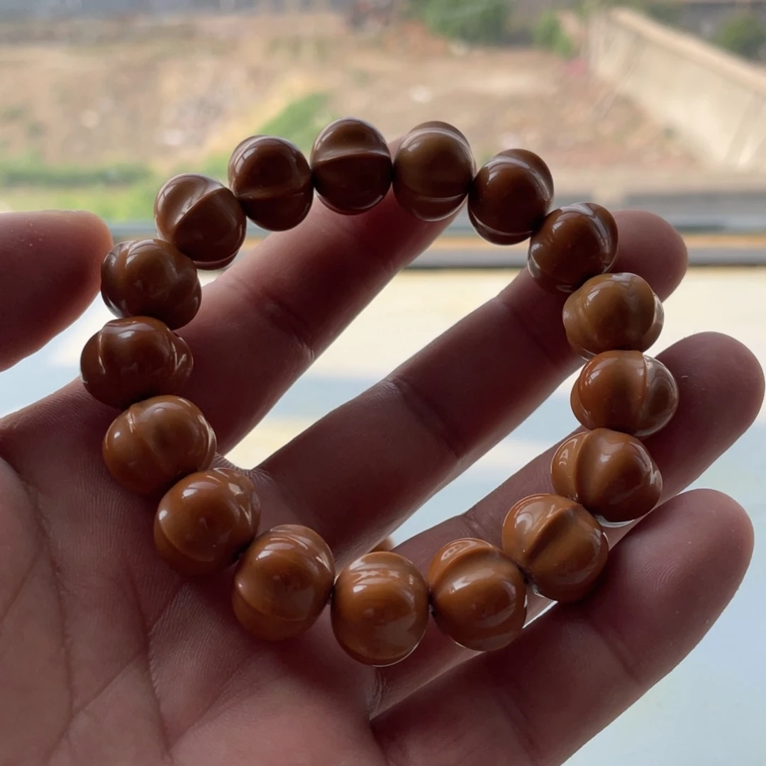 【闪购商品】猴头核桃手串三花鲨鱼背16