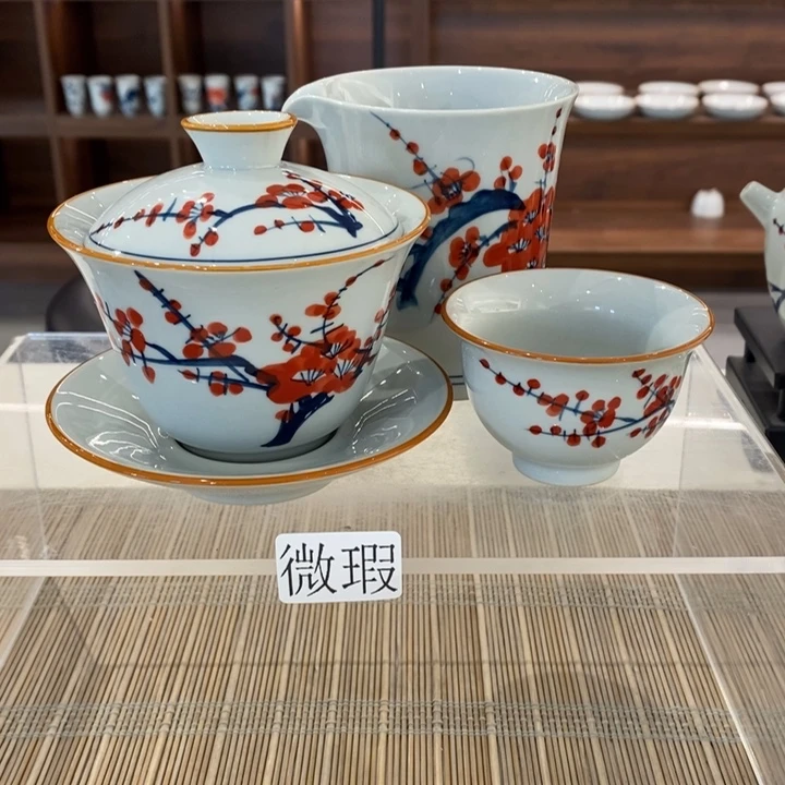 釉下老陶泥手工绘制