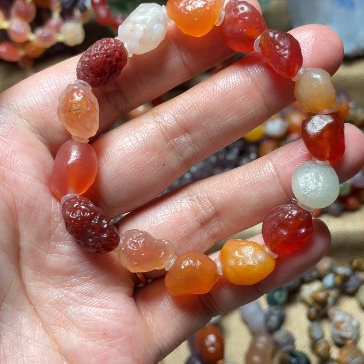 玛瑙/玉髓未镶嵌手链