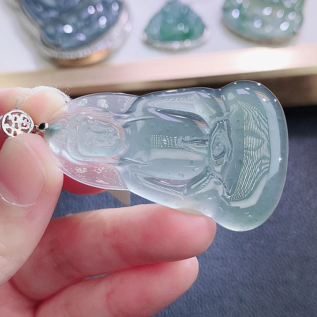 翡翠未镶嵌挂件翡翠