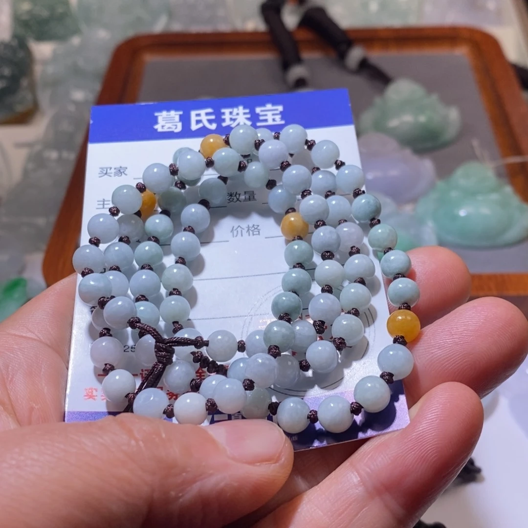 翡翠颈饰未镶嵌翡翠22