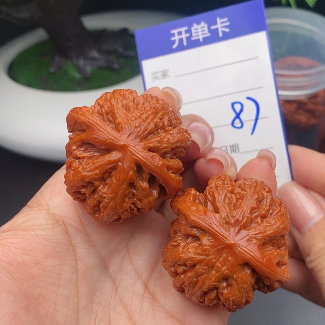 文玩核桃把件41粗筋87