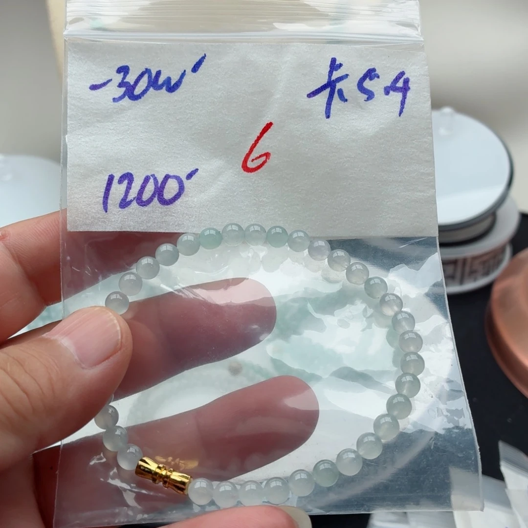 定制翡翠未镶嵌翡翠珠链