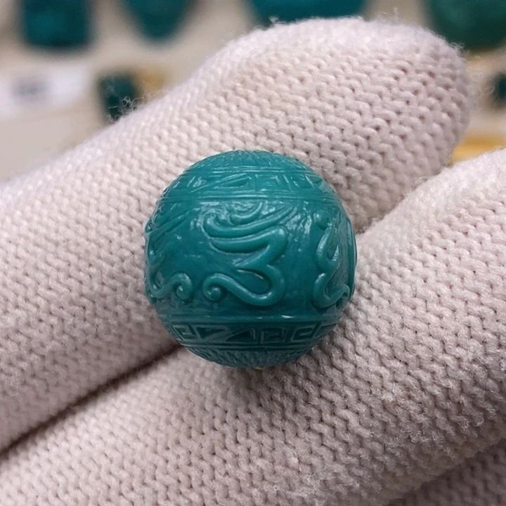 未镶嵌绿松石圆珠Aa96//14.6mm