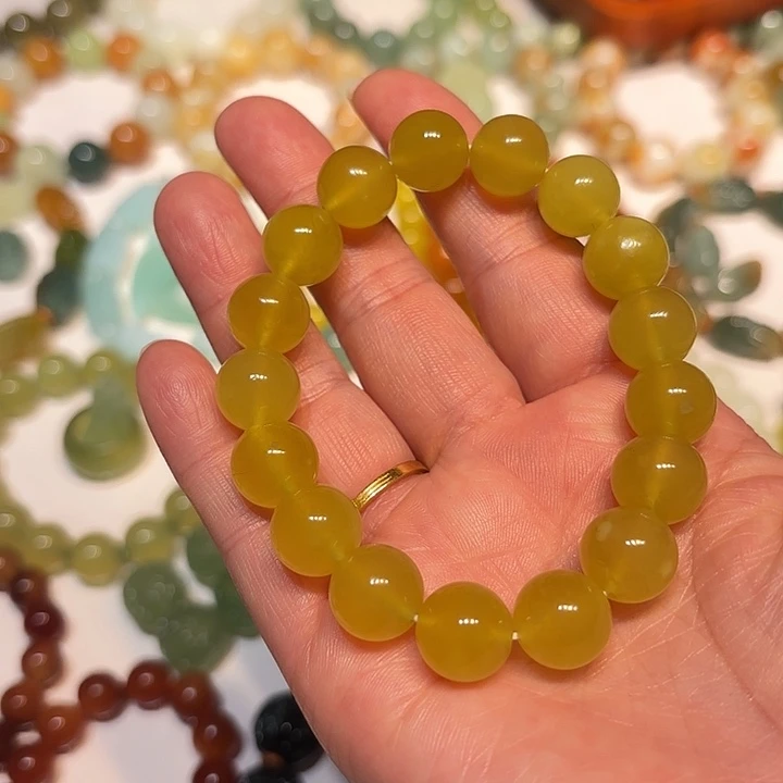 蛇纹石玉未镶嵌手串