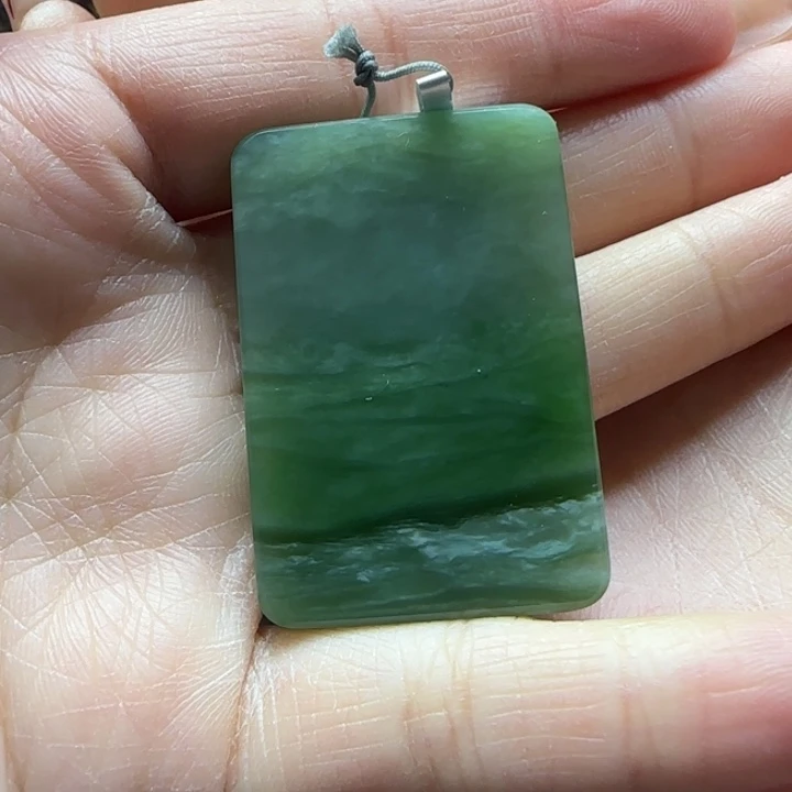 和田玉（碧玉）吊坠未镶嵌