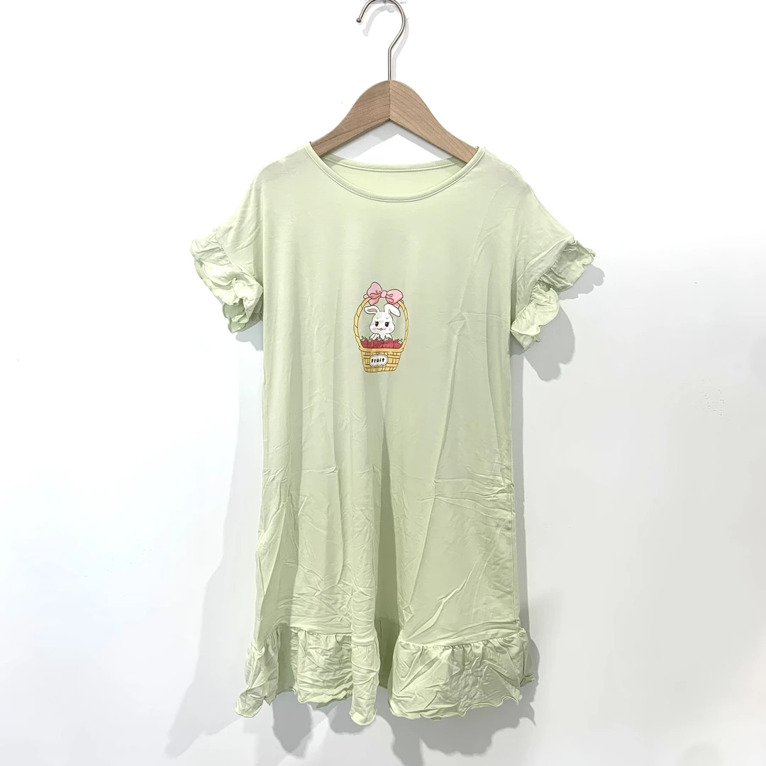 三只小鸭-花篮兔兔连衣裙            6035