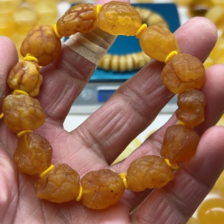 琥珀（矿物珀）手串未镶嵌