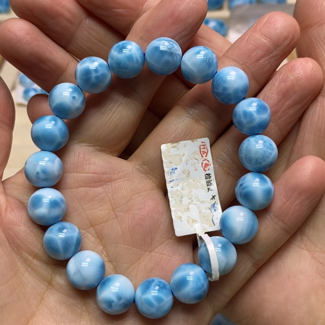 针钠钙石（海纹石）未镶嵌手链