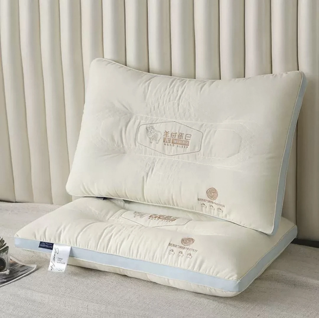 2025新款大豆纤维护颈枕助睡眠枕头枕芯