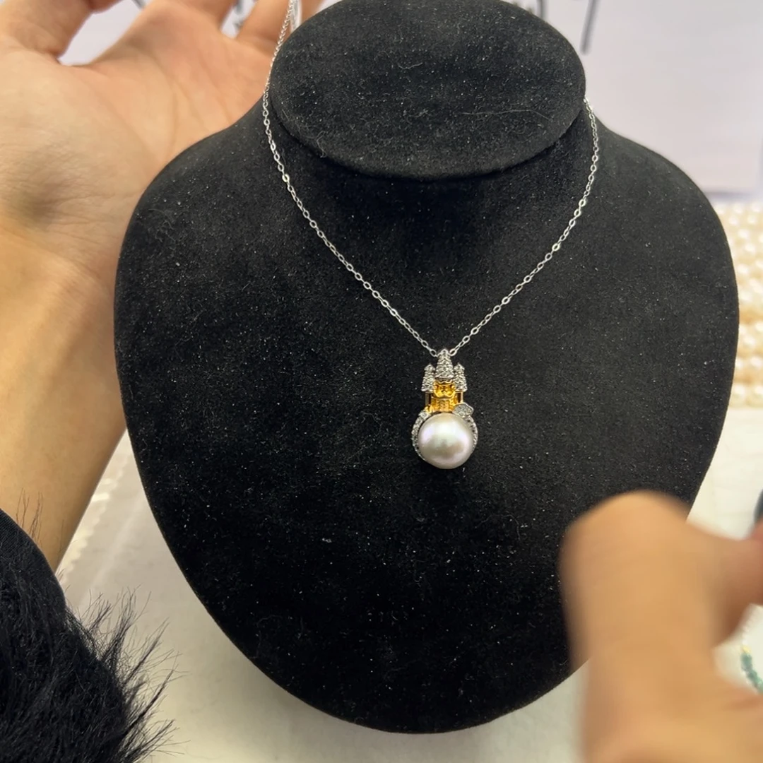 未镶嵌颈饰淡水珍珠